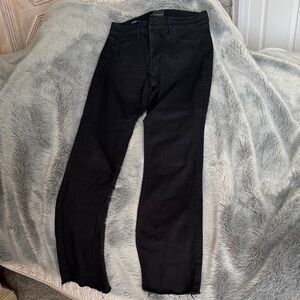 White House Black Market Straight Leg Black Jeans